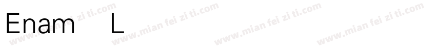 Enam Light字体转换